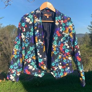 Ellen Tracy floral blazer